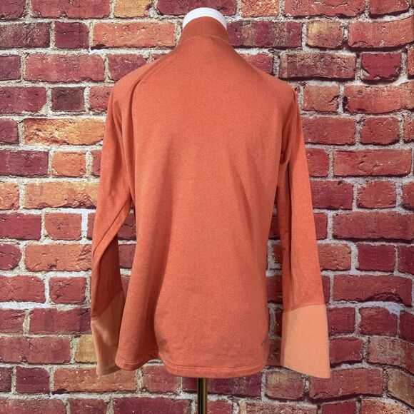 The North Face Women's Medium Pullover Orange Microfiber Quarter Zip‎ Vapor Wick - Picture 5 of 11